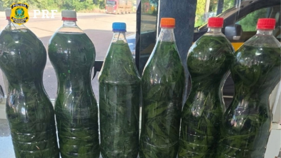 Homem é preso por tráfico no Tocantins ao transportar “cachaça com maconha”