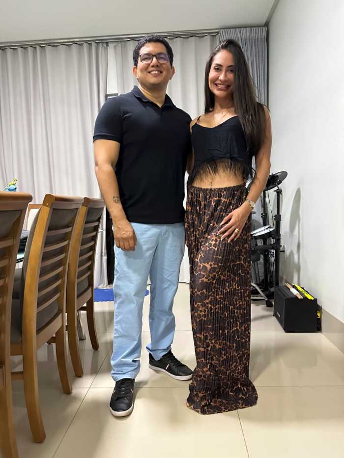 Casal Cristina e Silas
