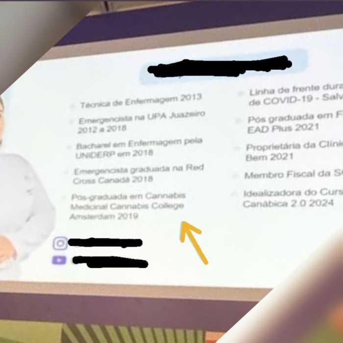 Currículo profissional.