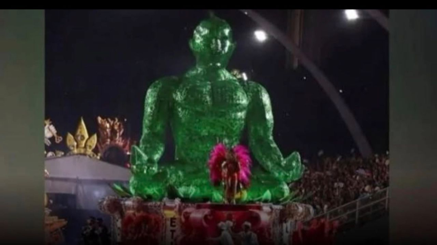 Águia de Ouro aposta na maconha como símbolo de liberdade em desfile no Anhembi