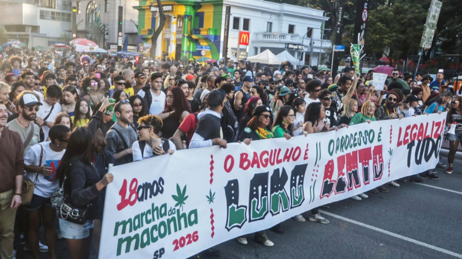 Marcha da Maconha tem público 88% menor que o esperado em São Paulo, aponta USP
